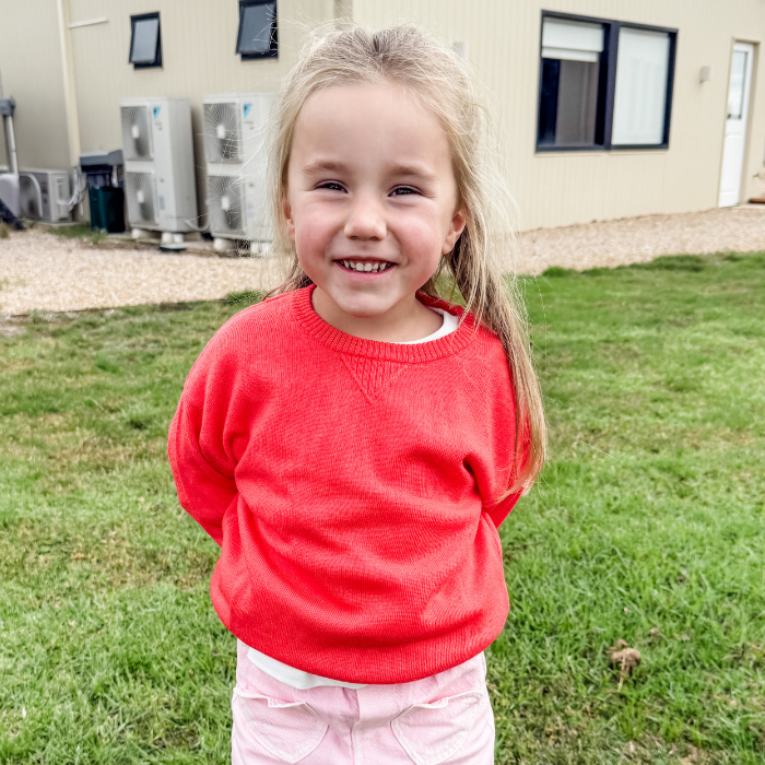 The Rocky Jumper | Cherry