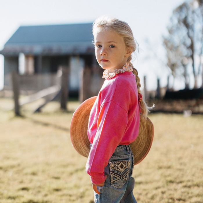 Slouchy Essential | Hot Pink